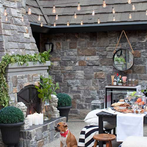 Outdoor Wedding Lighting: Festoon Lights Plus GIVEAWAY