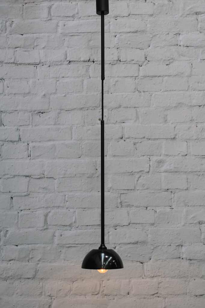 Bakelite Junction Pendant Light A with black bakelite