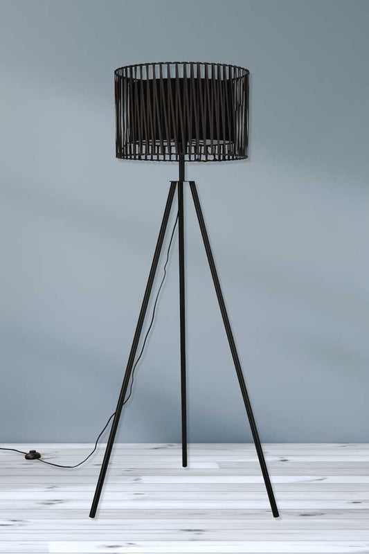 Rattan Floor Lamp