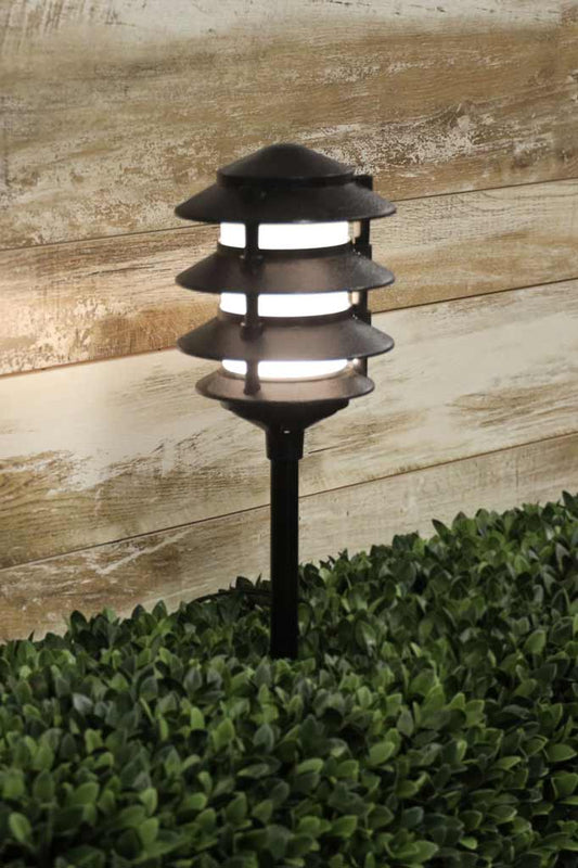 Fallon DIY Garden Spike Light in black