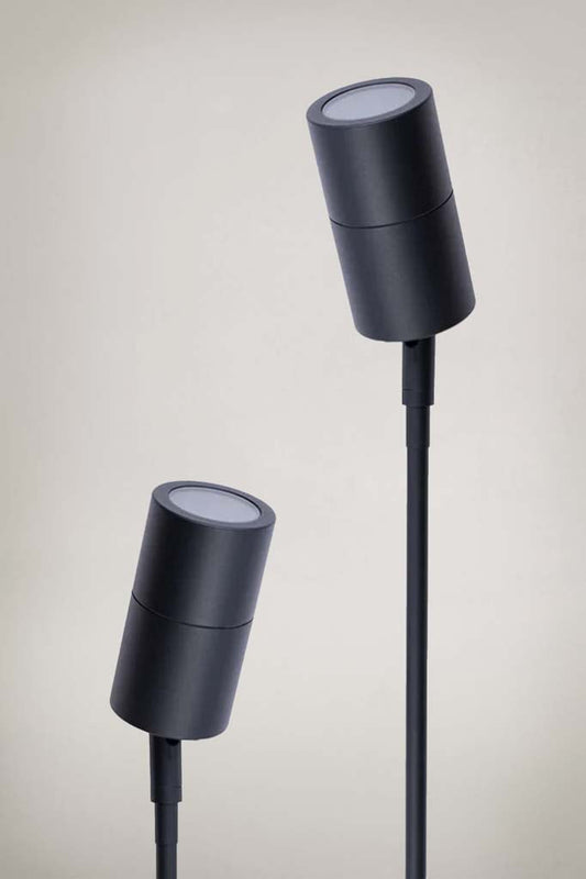 Delany Garden Spike Spot Light in black.