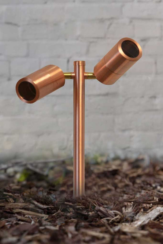 Picton Spike Garden Light in copper.