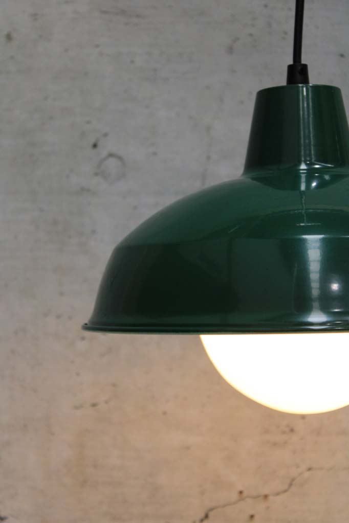 Federation Green small Warehouse Ball Pendant Light