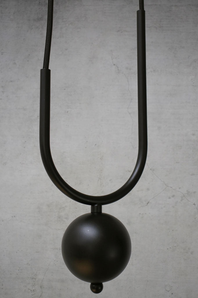 Weighted sphere in black finish