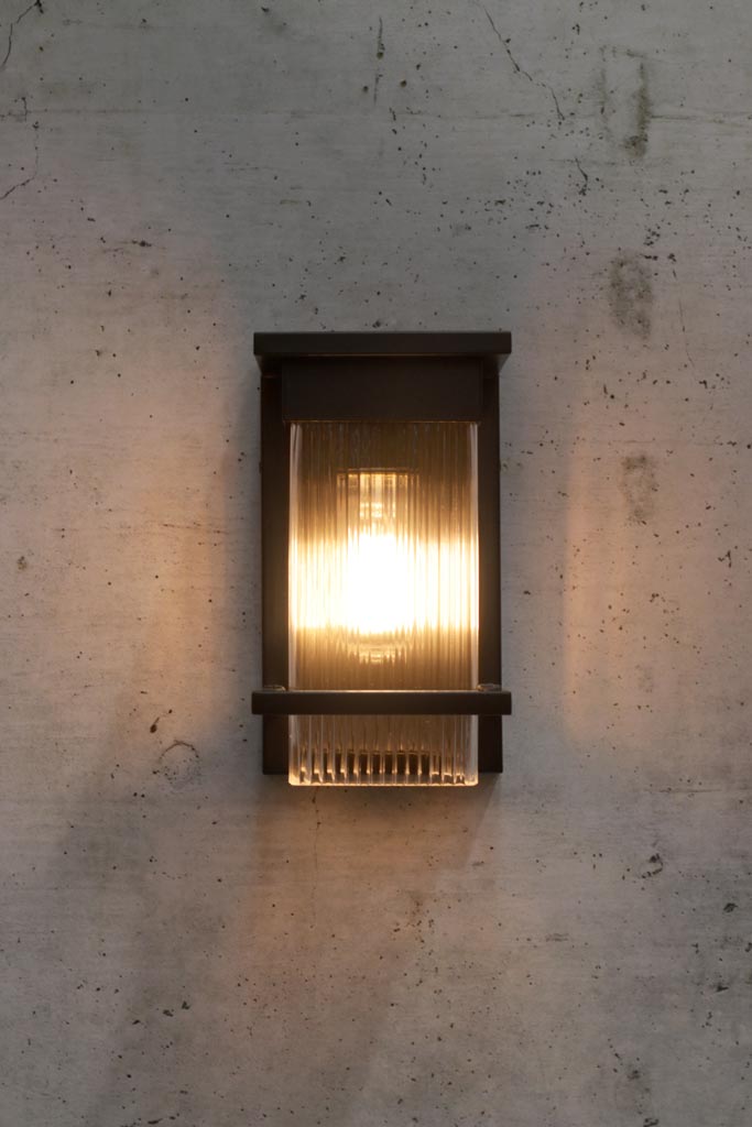 Grafton Exterior Wall Light front on view