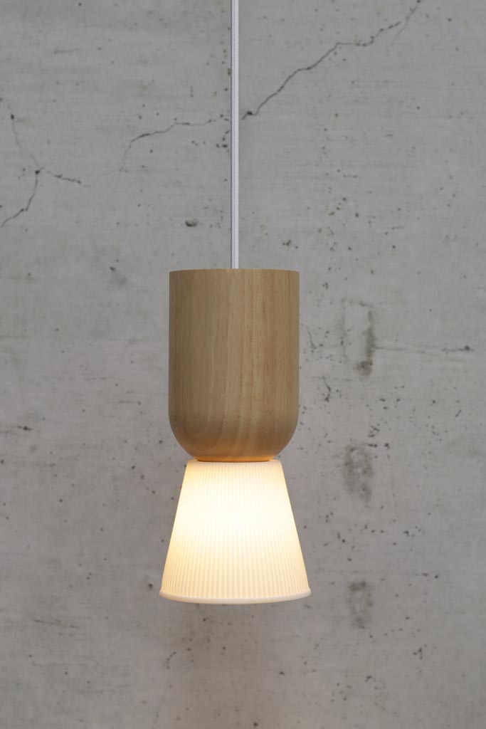 Forli Ceramic Nord Pendant Light small shade