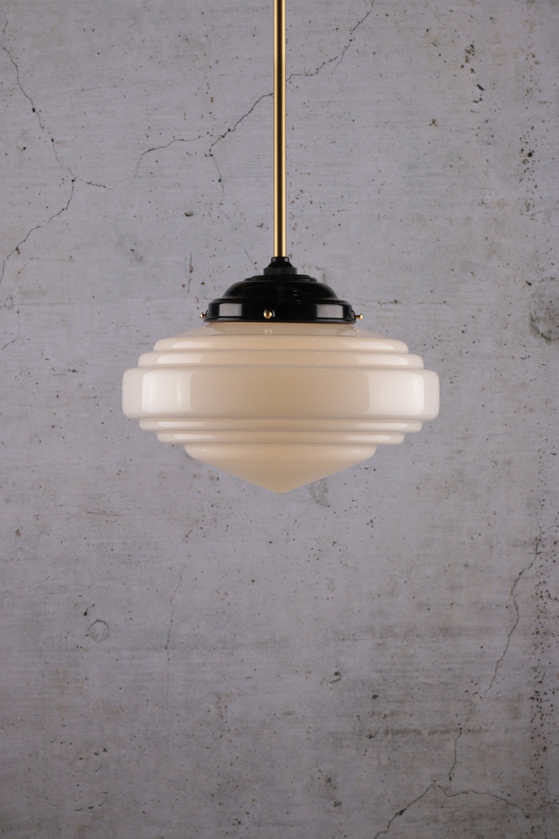 Coloma Schoolhouse Pole Pendant gold brass