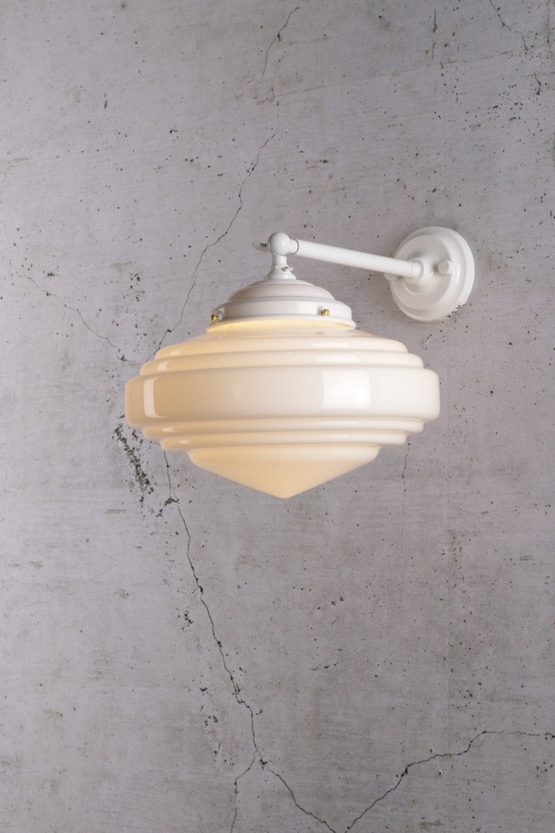 Coloma Schoolhouse Wall Light white