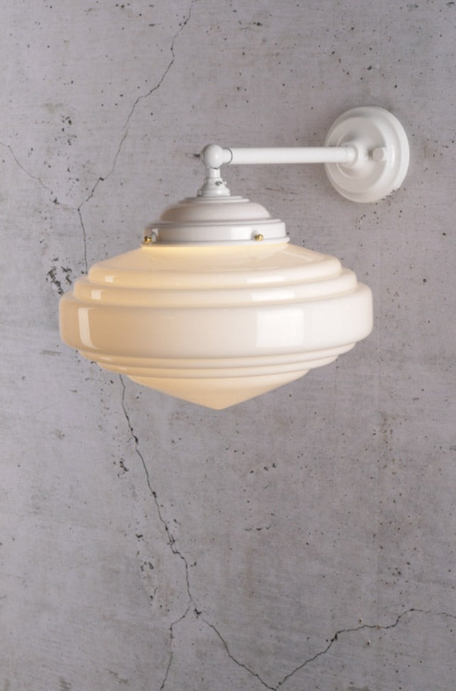 Coloma Schoolhouse Wall Light white 