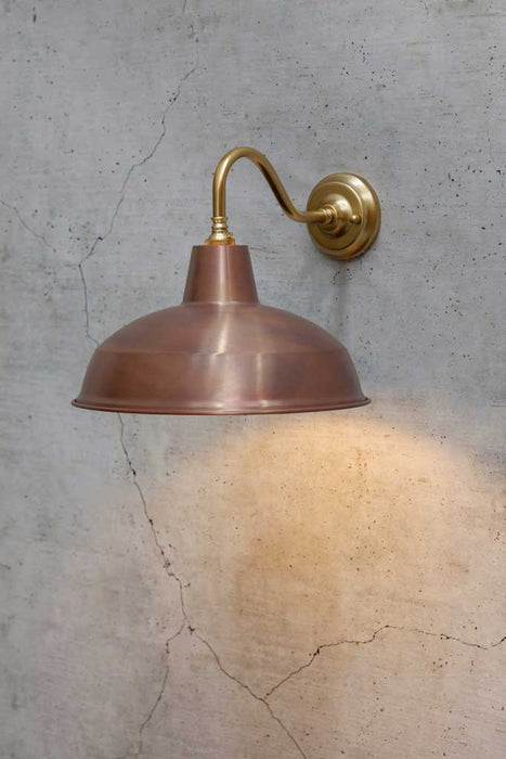 Industrial Warehouse Gooseneck Wall Light