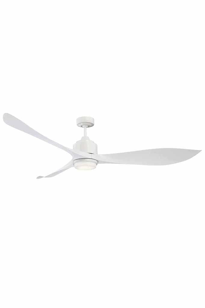 Ceiling fan in white finish