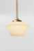 Medium Chelsea shade with a gold/brass suspension pole