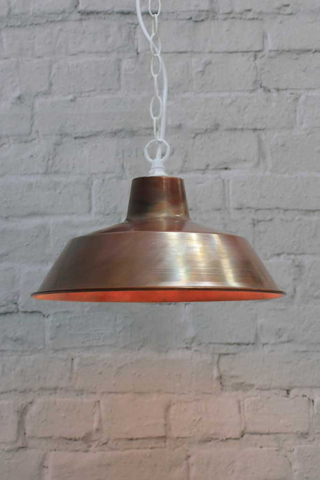 Copper Factory Pendant Light