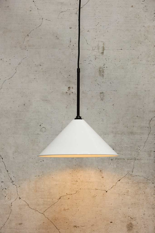 Cone Mod Pendant Light white large shade