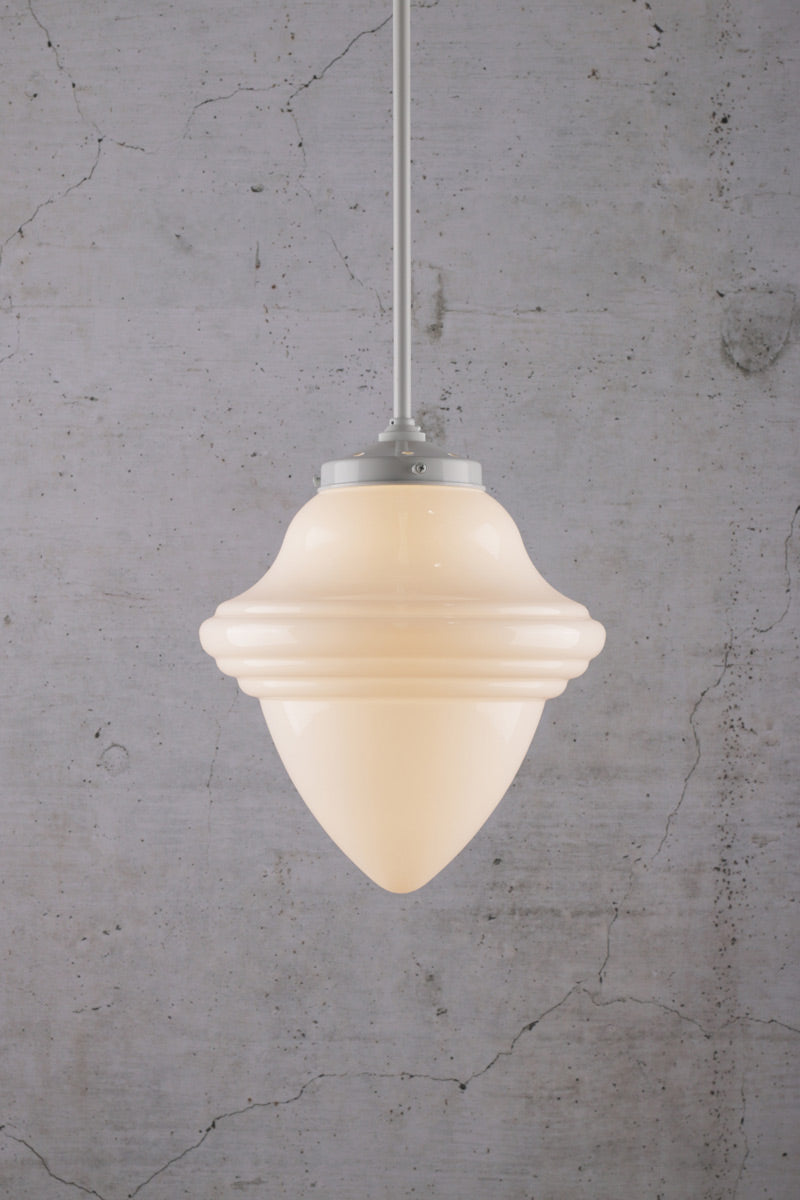 Minnesota Schoolhouse white Pole Pendant 