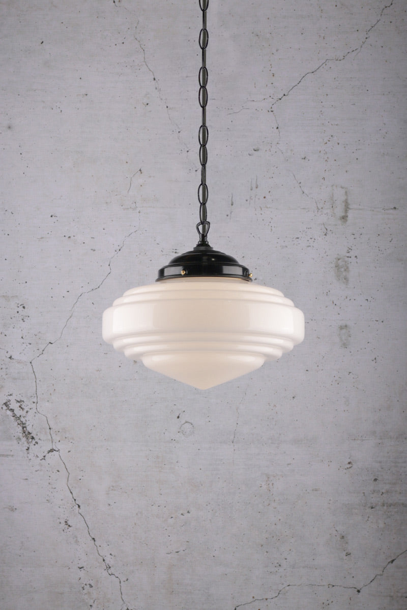 Schoolhouse Pendant Light - Coloma black chain cord