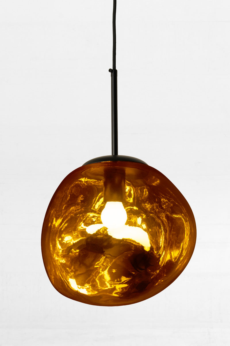 Northern Orb Pendant Light amber large