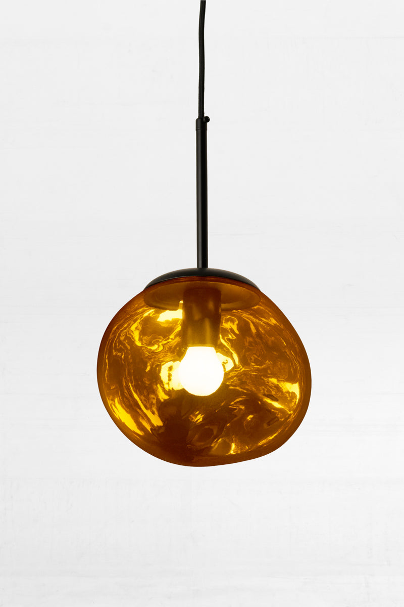 Northern Orb Pendant Light amber small