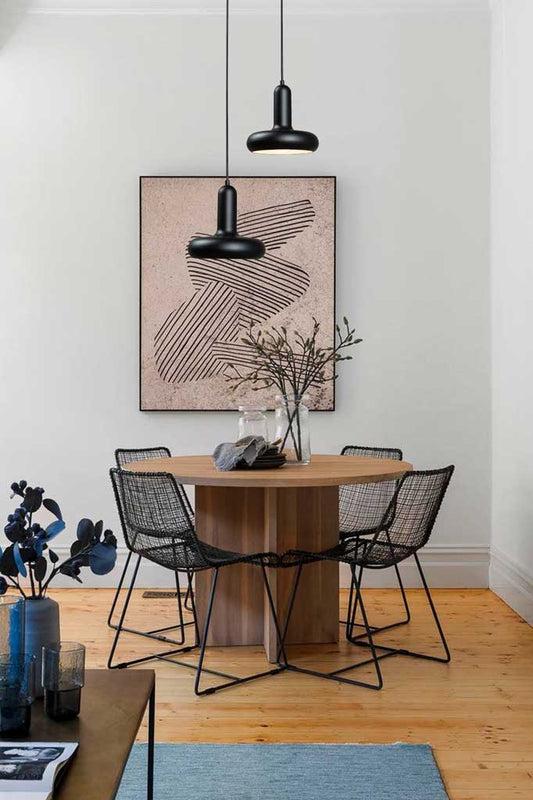 Biorn Pendant Light modern black light over dining table