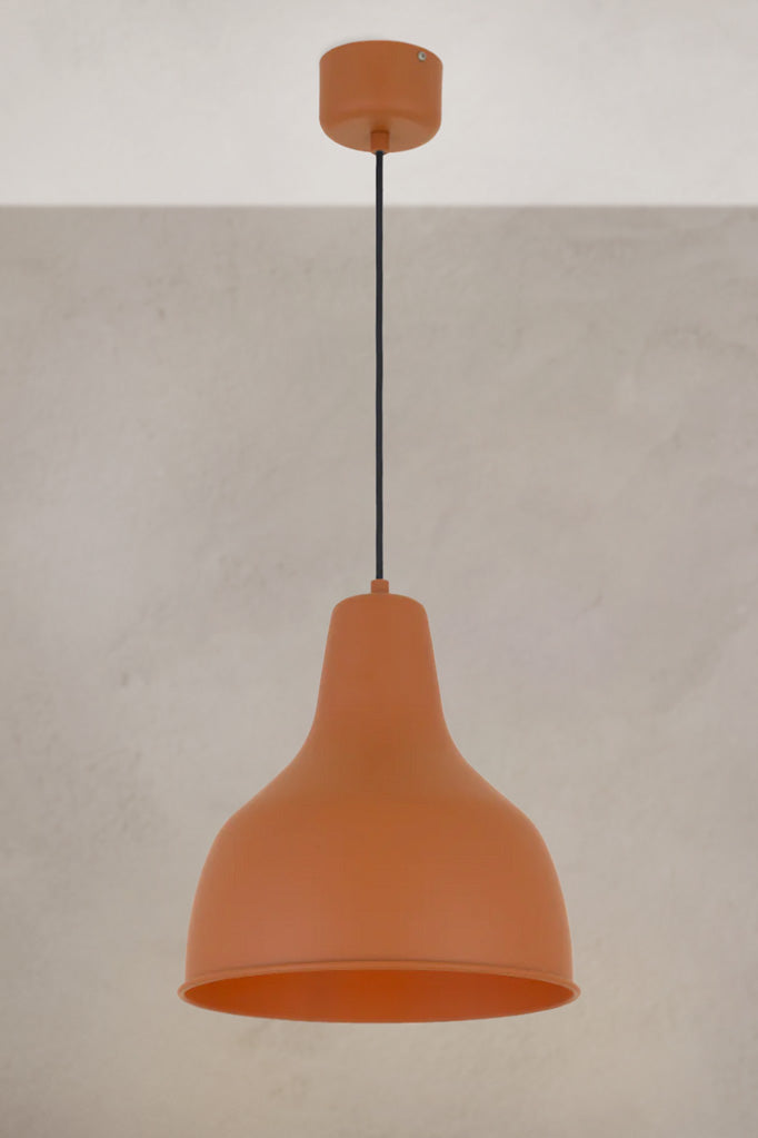 Brookton Pendant Light in Orange.