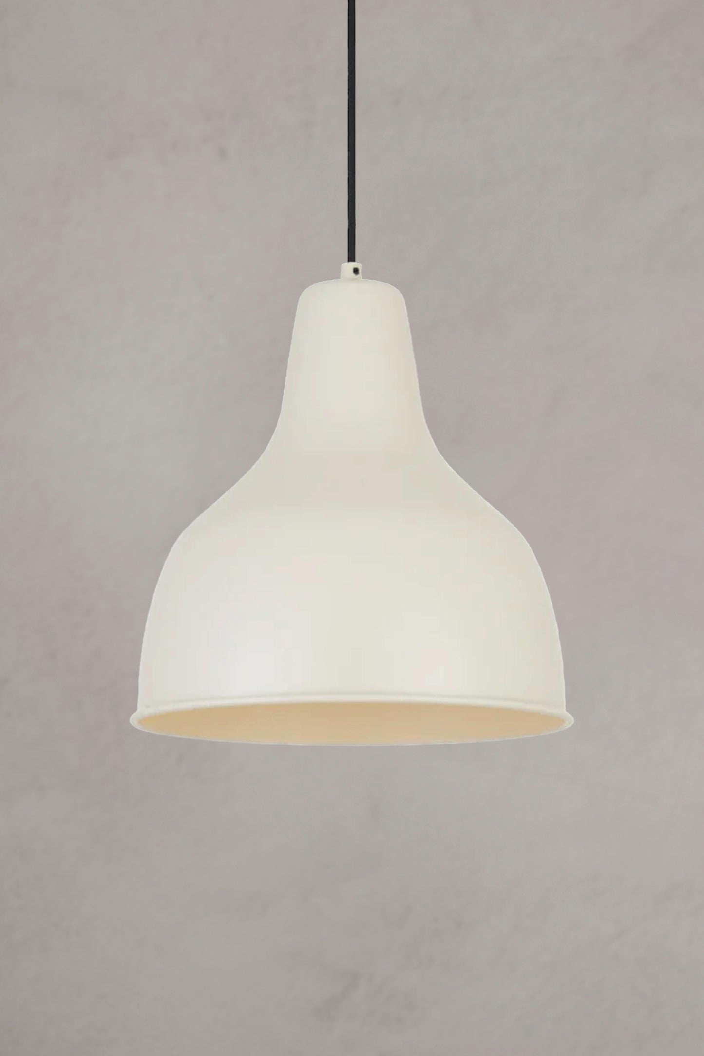 Close up of the Brookton Pendant Light in beige.