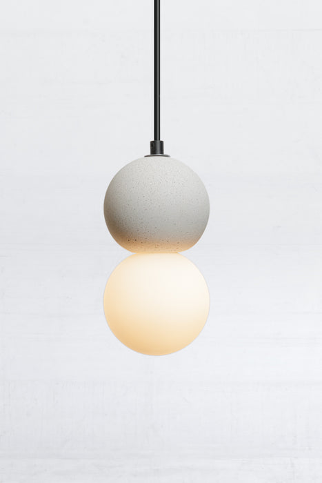 Brooklyn Concrete Orb Pendant Light