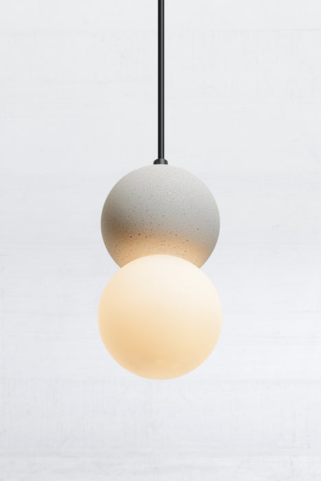 Brooklyn Concrete Orb Pendant Light