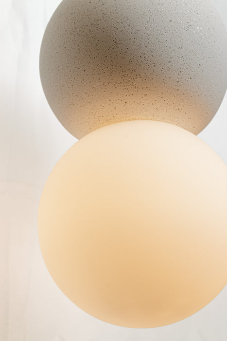 Brooklyn Concrete Orb Pendant Light