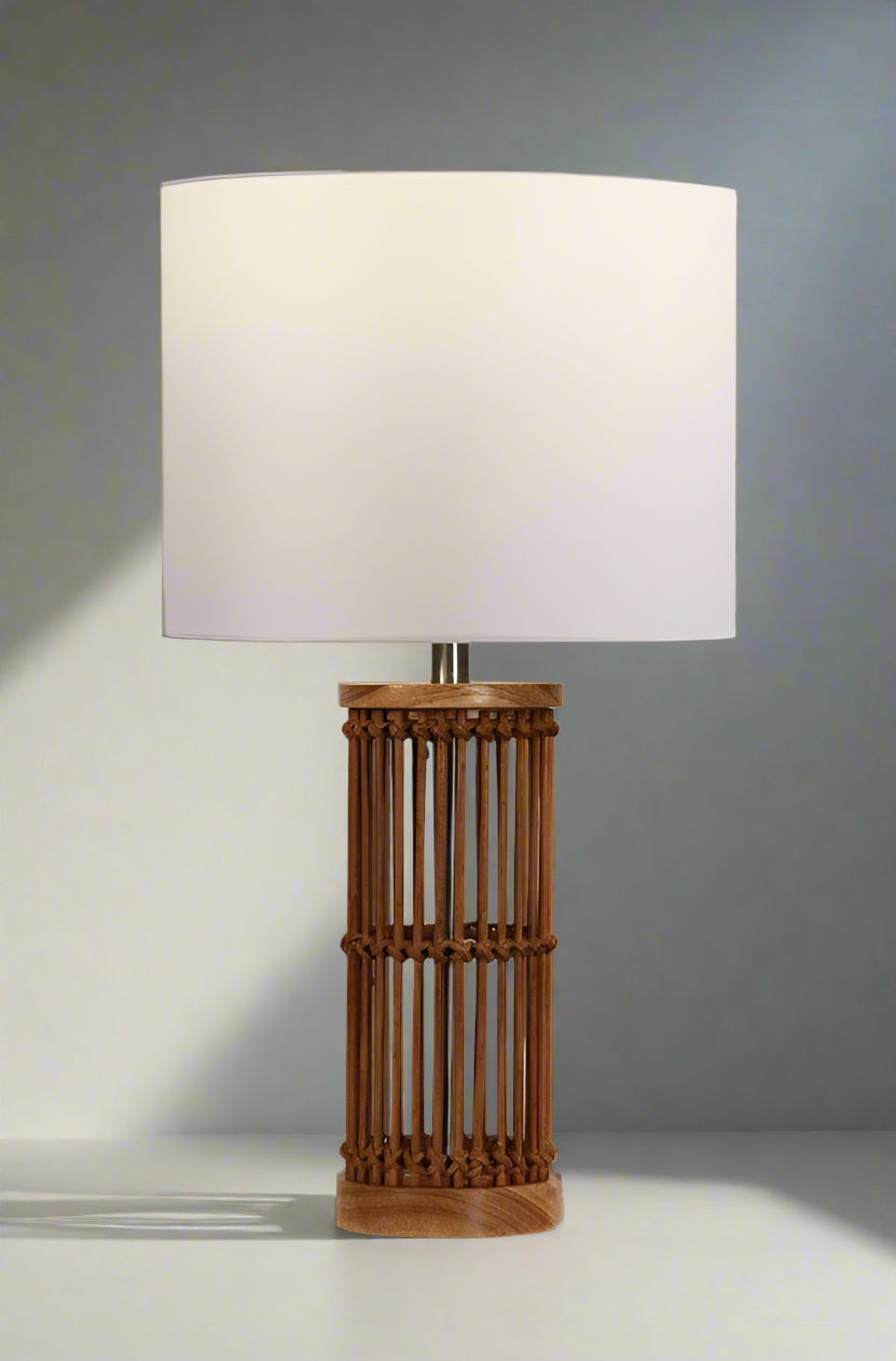 Bamboo table lamp base 