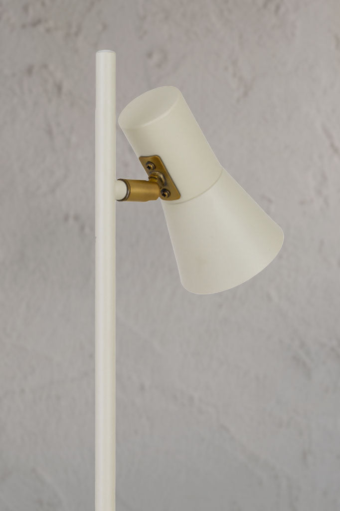 Back image of the Pannal Table Lamp in beige.