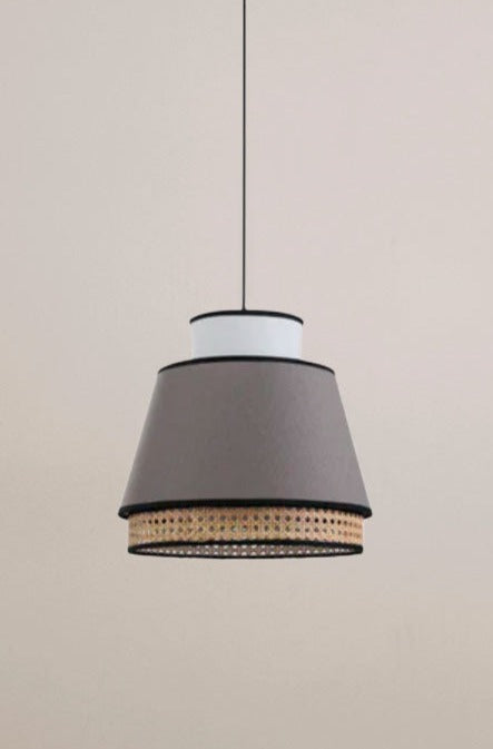 Hollywell Rattan Pendant Light  with rattan shade