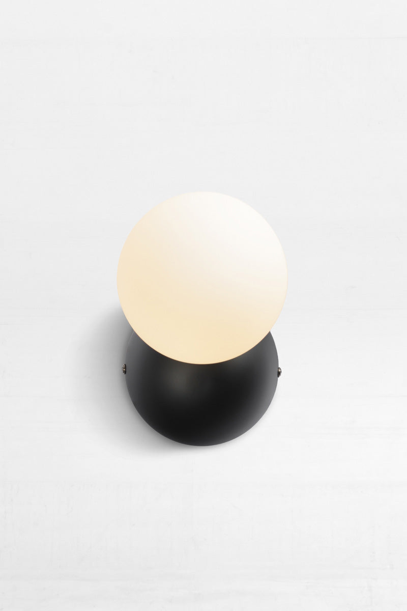 Opal shade offers diffuse light for creating a inviting atmosphere