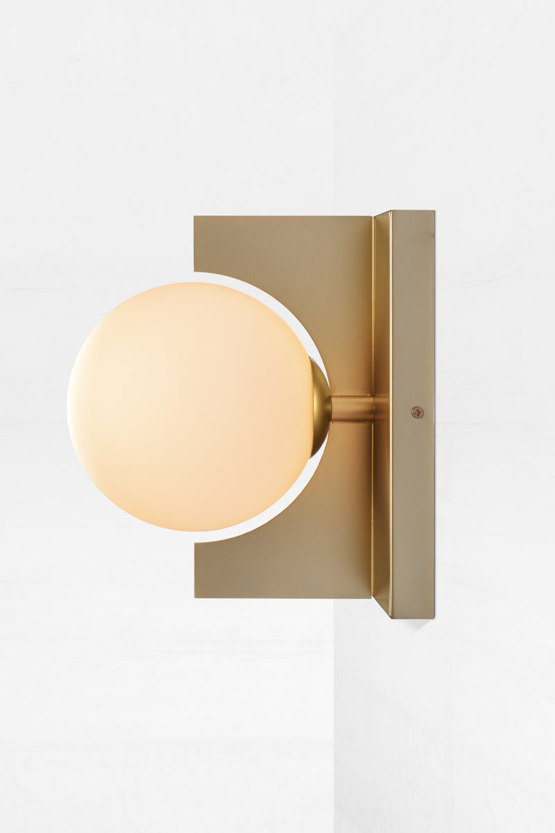  Gold slimline wall sconce for a modern look