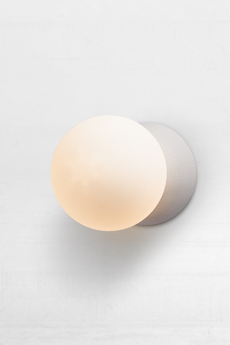 Brooklyn Concrete Orb Wall Light