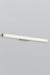 Large white tube vanity wall light, light off