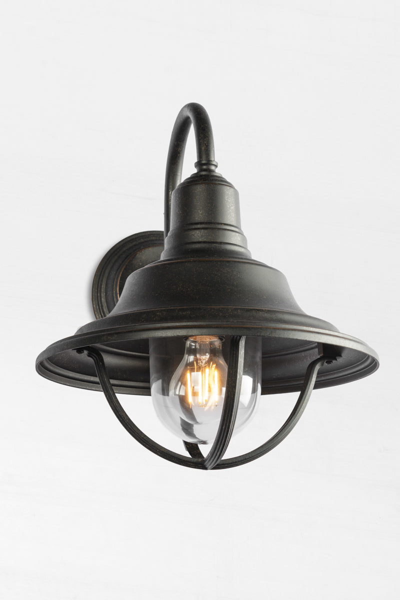 Capel Exterior Wall Light in antique bronze finish