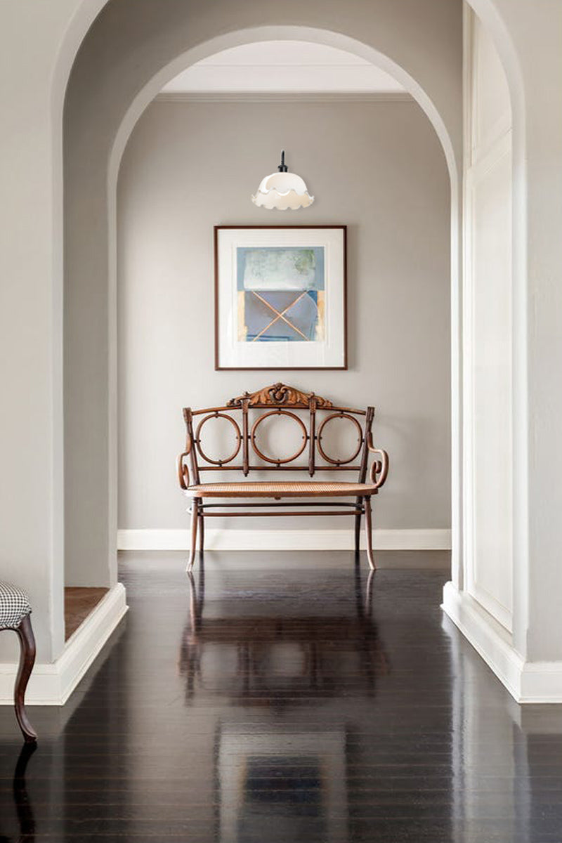 wall light in hallway