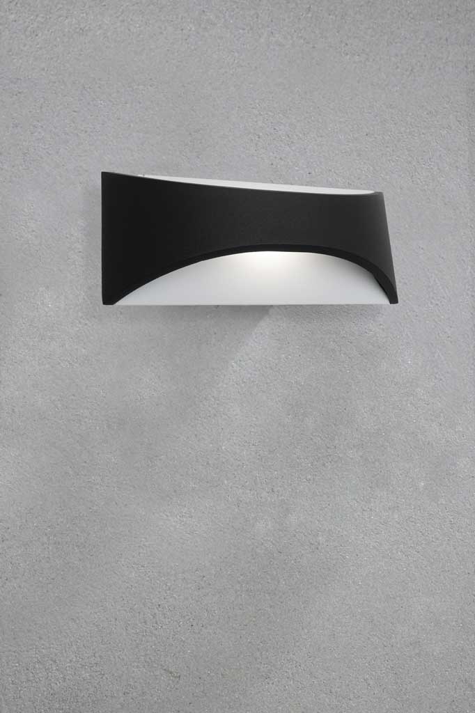  Black LED Up/Down Wall Light