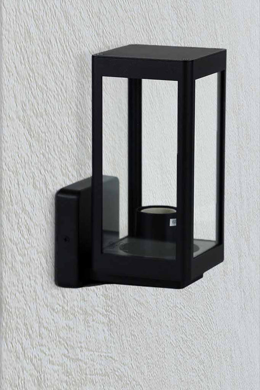 Outdoor Wall Light with Textured Black Finish