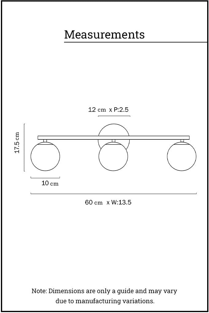 3 lights measurements