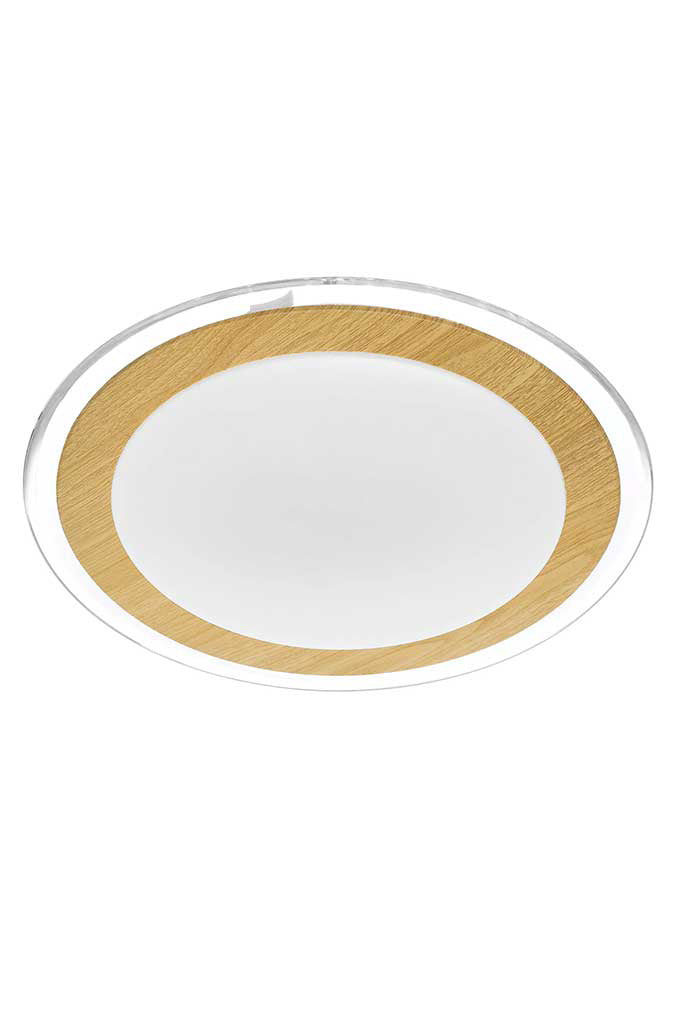 Hollis LED CCT Ceiling Light oak white