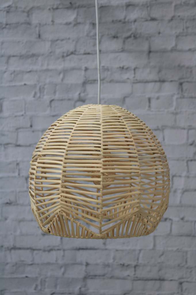 rattan pendant with no globe