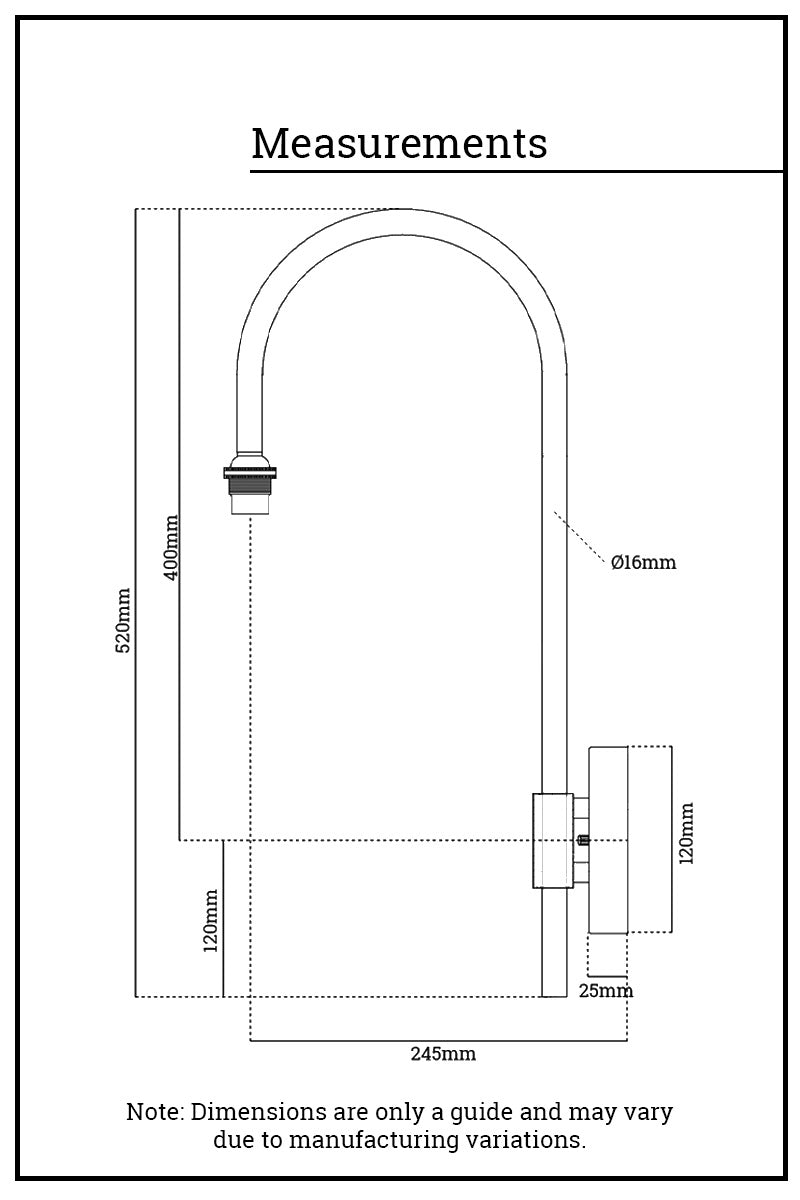 Dimension illustration for WL52