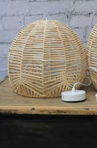 rattan pendant trunk shot