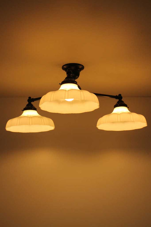 Small glass deals ceiling light shades