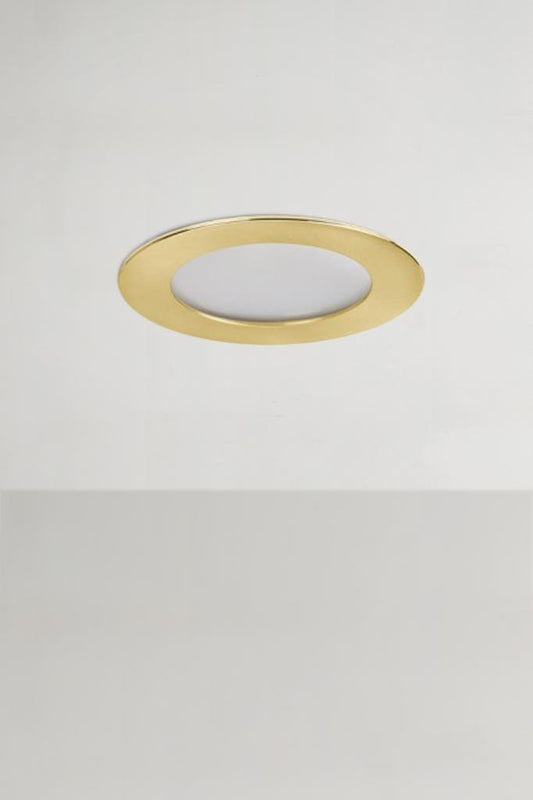 10W LED dimmable downlight in gold