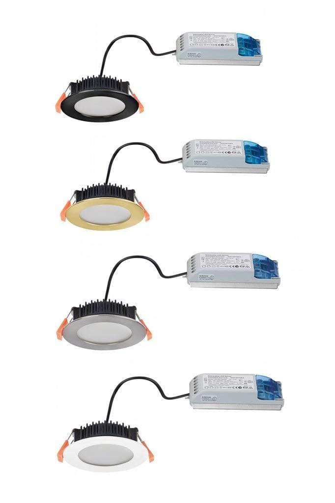 10W LED dimmable downlight in four finishes