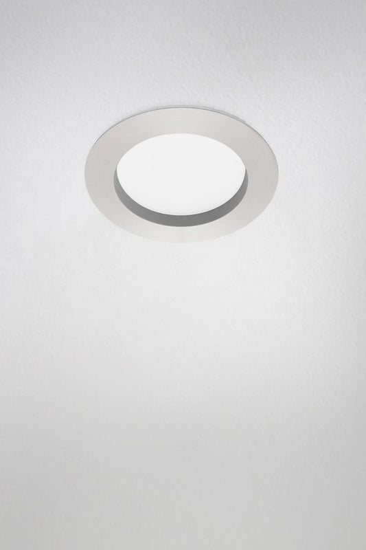 10W LED downlight in silver finishes