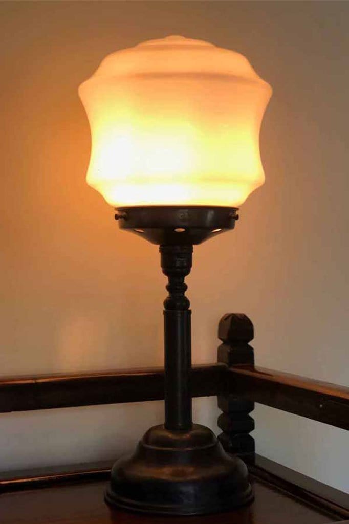 opal glass table lamp