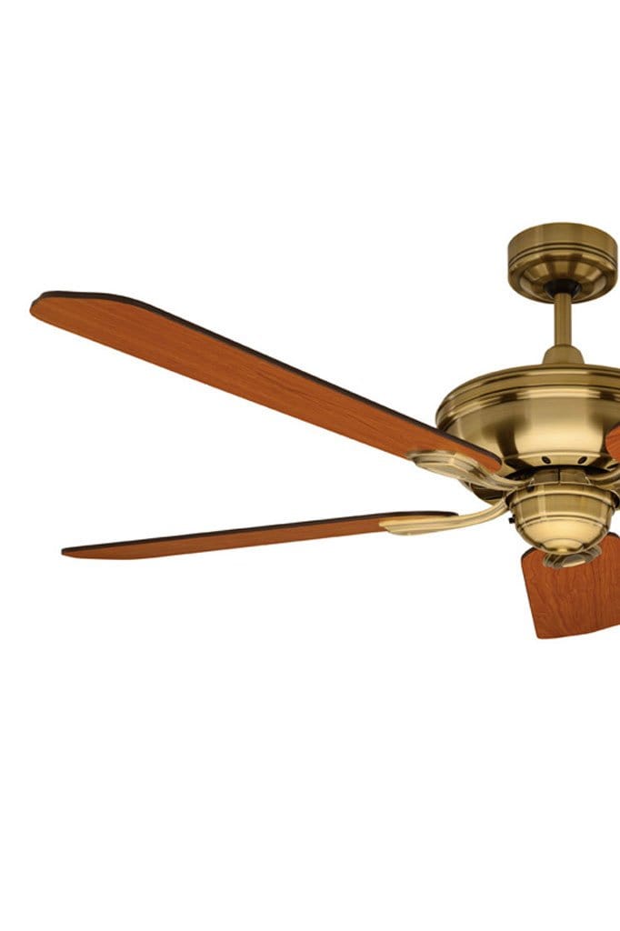 Close up of the Healey 52" Ceiling Fan in Antique Bronze